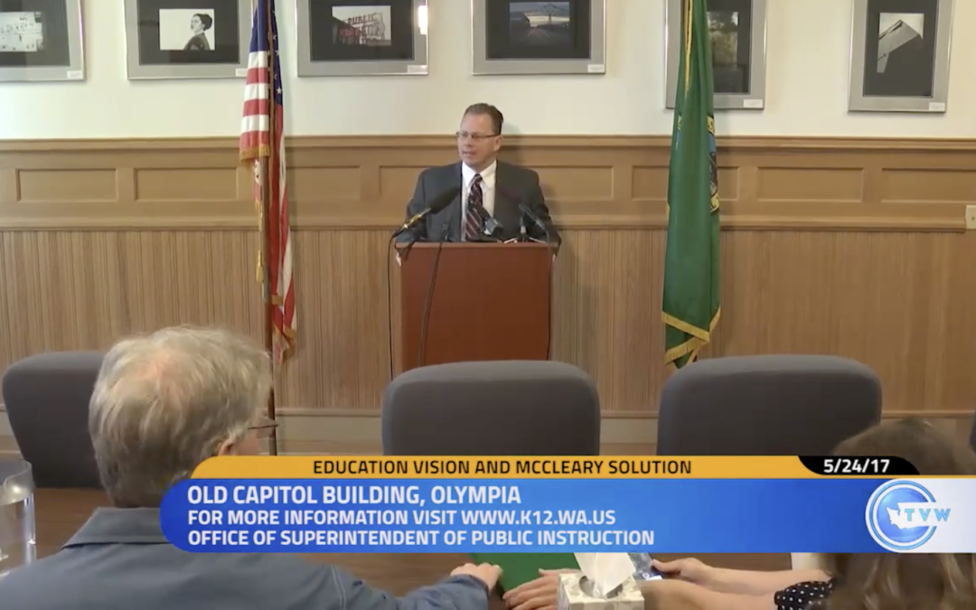 State Superintendent Chris Reykdal Press Conference