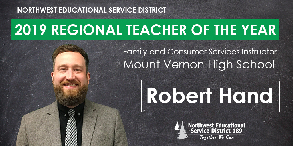 Regional Teacher of the Year Mount Vernon’s Robert Hand