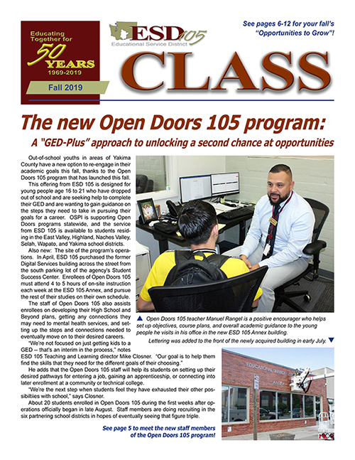 ESD 105 Class Newsletter – Fall edition